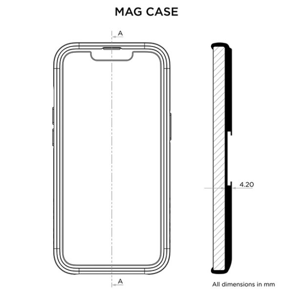 iPhone 13 Pro Max Quad Lock MAG Case, Black Sheep Trading